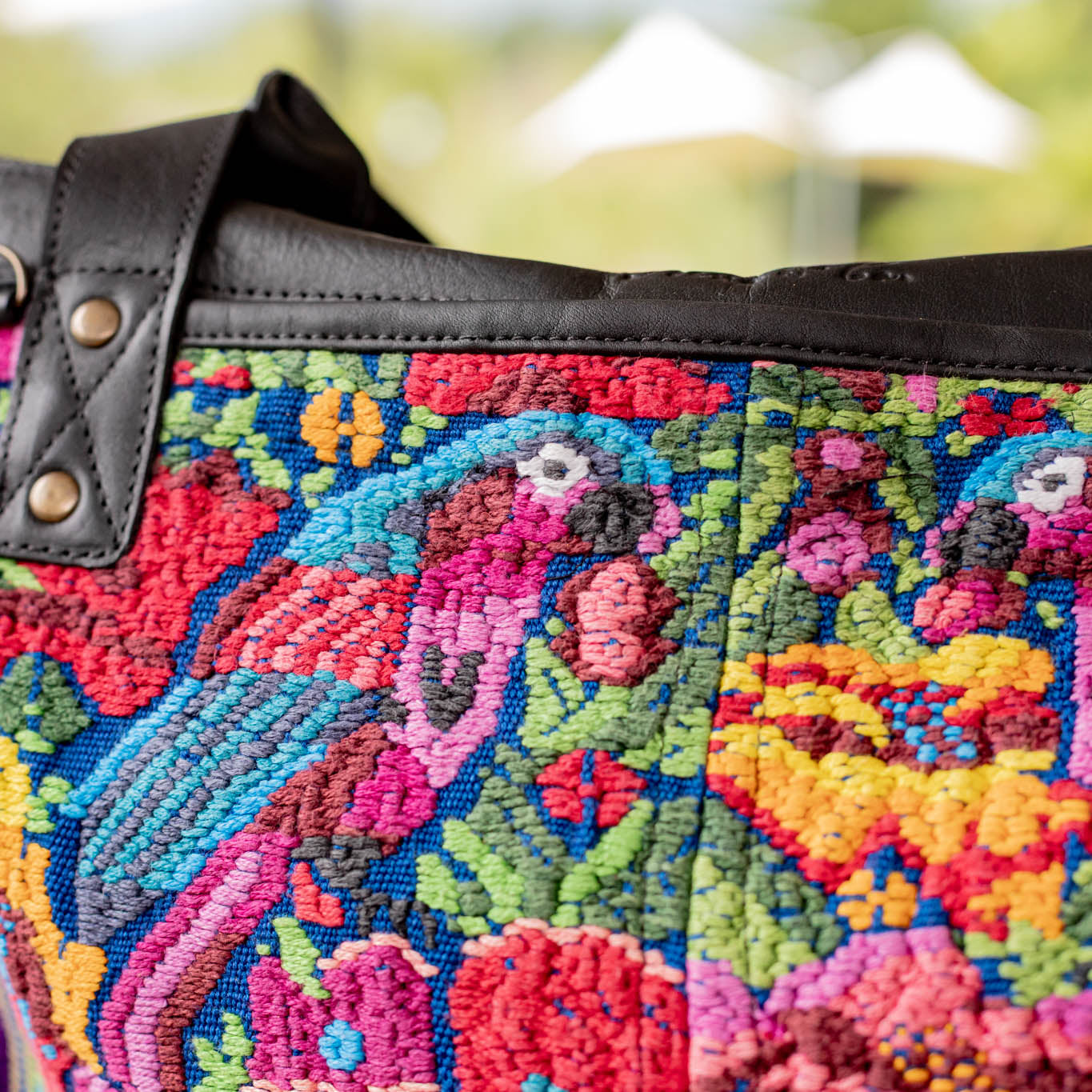 THE PERFECT BAG - OOAK HUIPIL - BLACK - NO. 16656