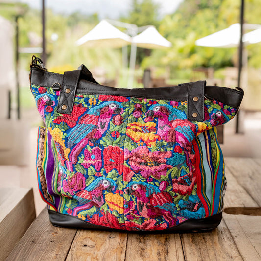 THE PERFECT BAG - OOAK HUIPIL - BLACK - NO. 16656