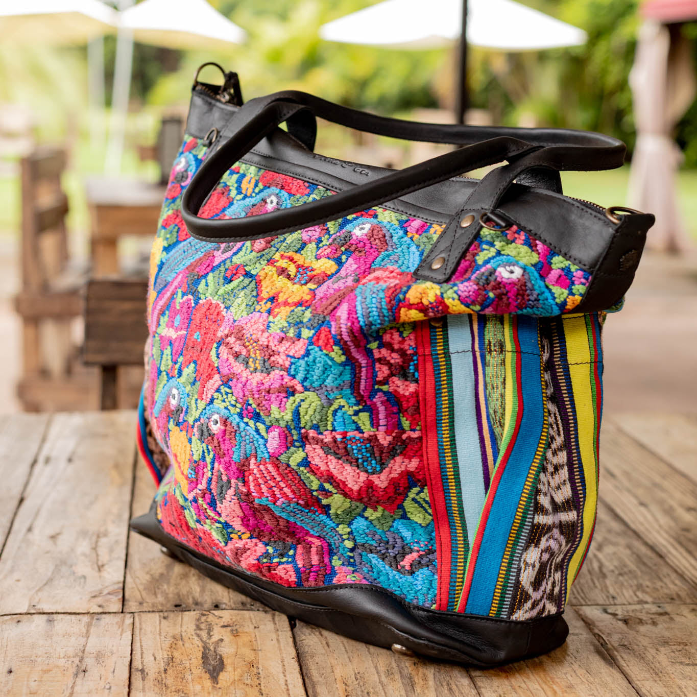 THE PERFECT BAG - OOAK HUIPIL - BLACK - NO. 16656
