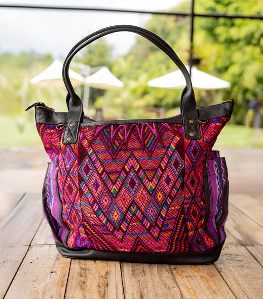 THE PERFECT BAG - OOAK HUIPIL - BLACK - NO. 16652
