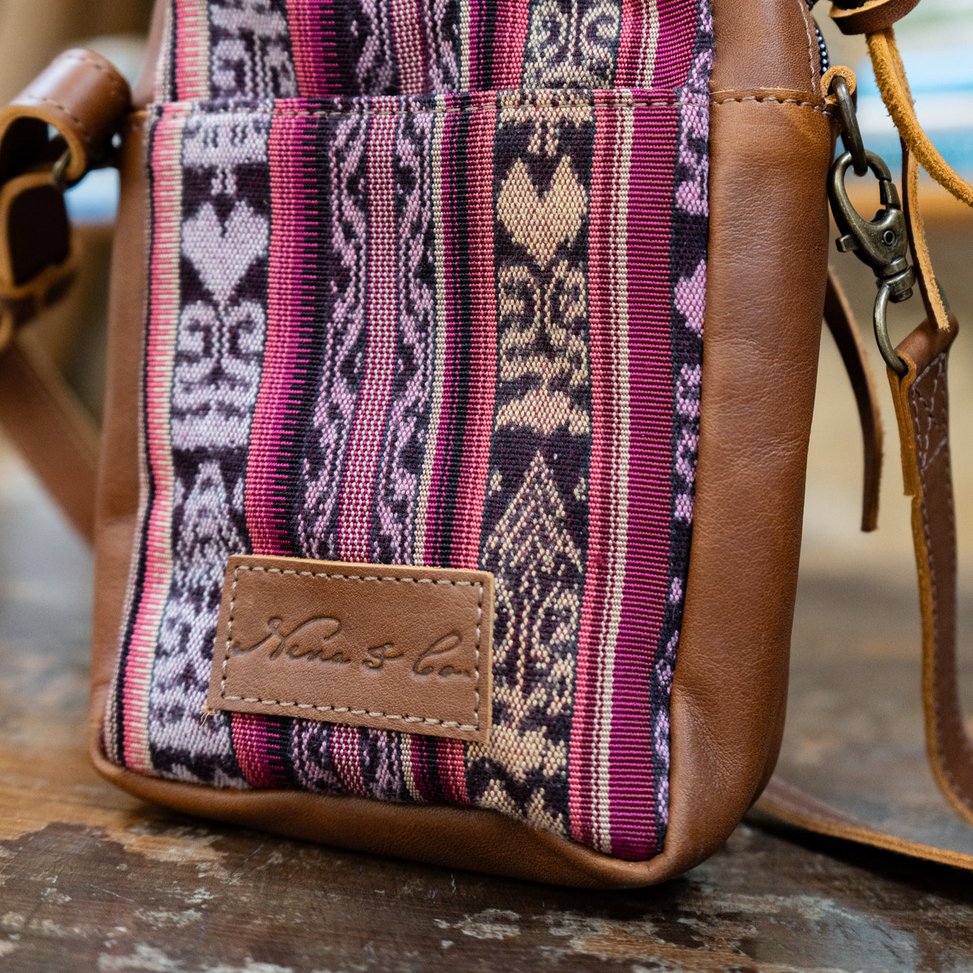 CROSSBODY TRAVEL BAG - CORTE - CAFE - NO. 13859