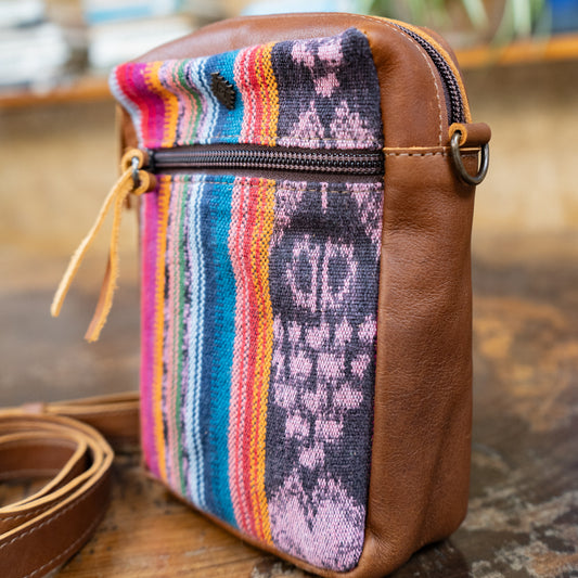 CROSSBODY TRAVEL BAG - CORTE - CAFE - NO. 13864