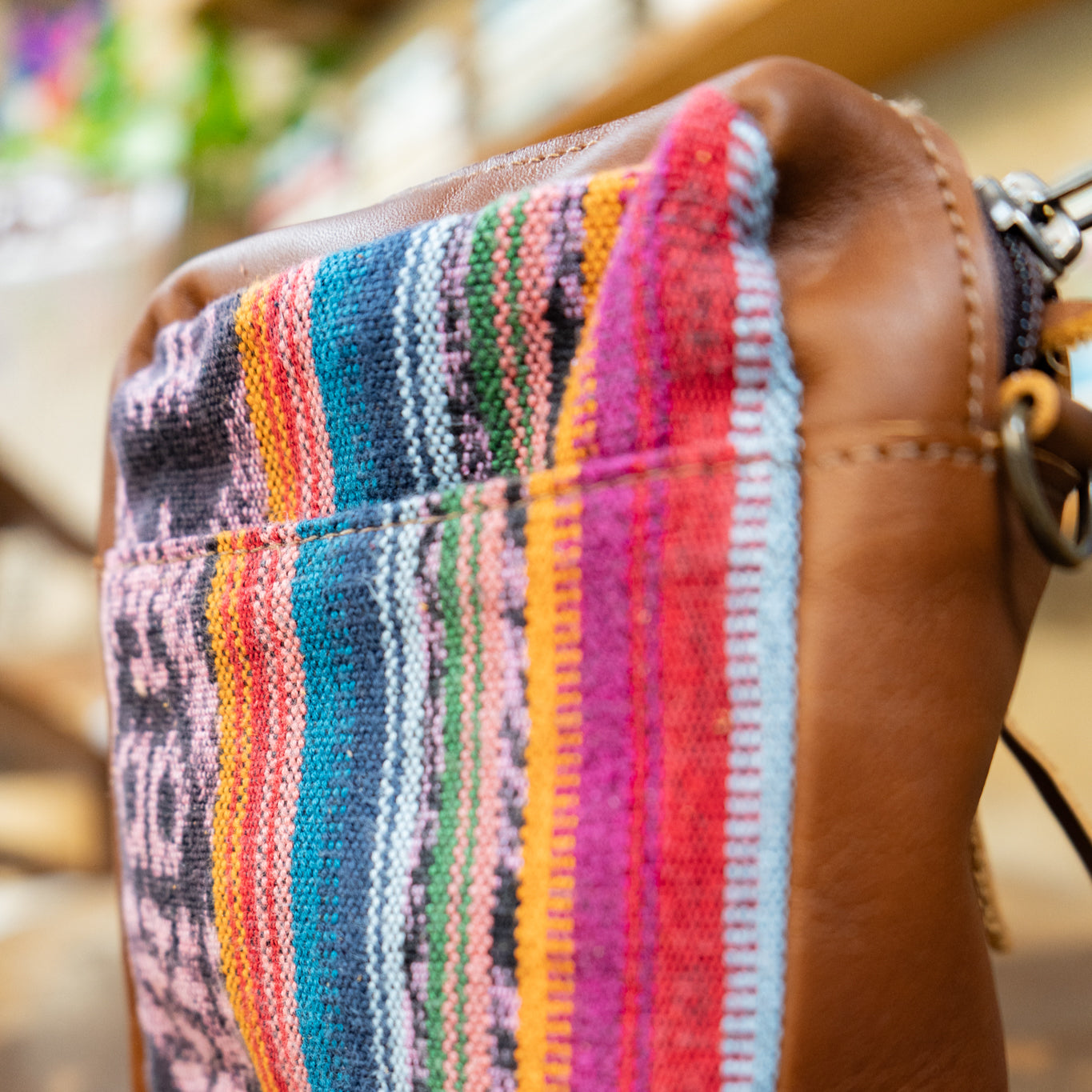 CROSSBODY TRAVEL BAG - CORTE - CAFE - NO. 13864