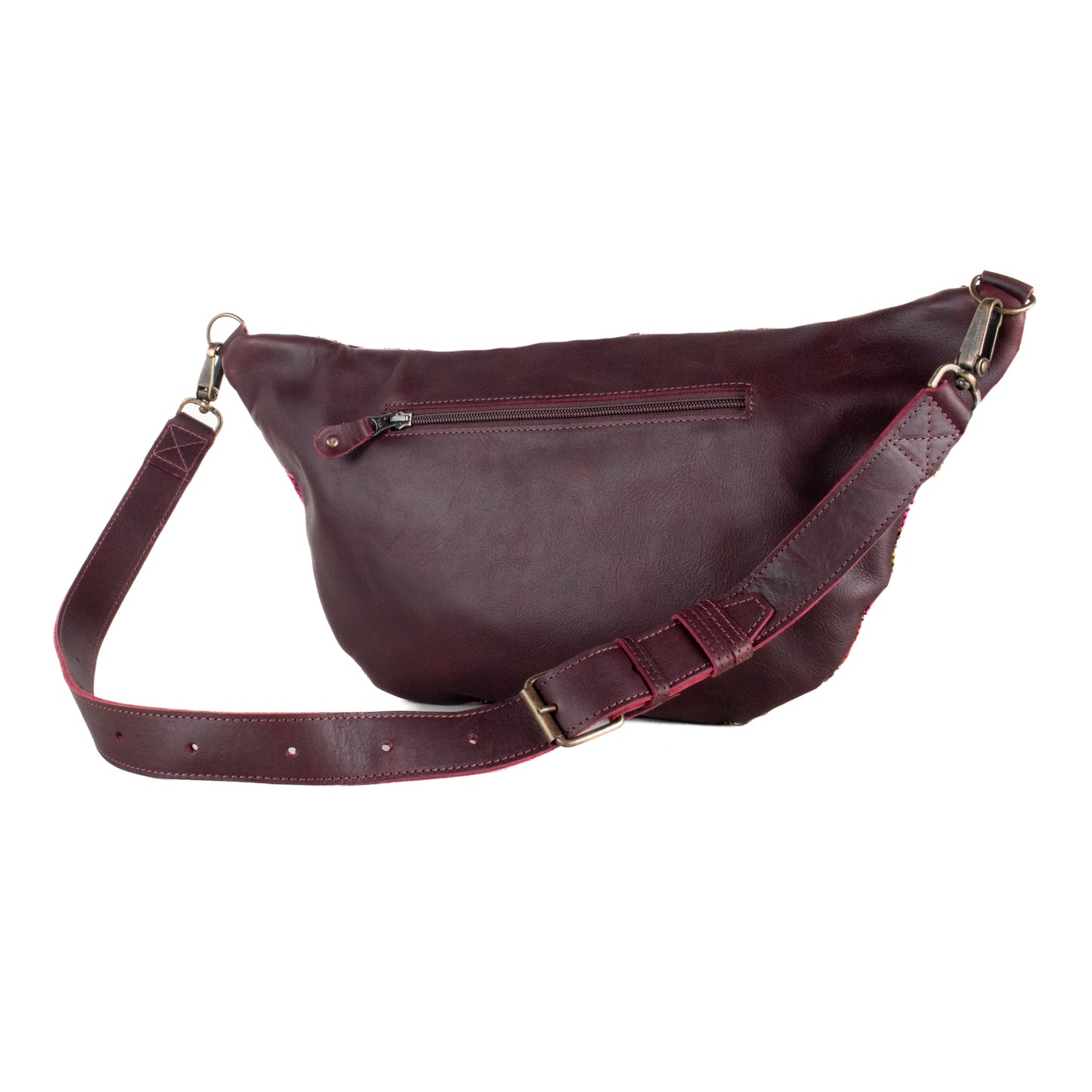 ETHAN BAG 2.0 - OOAK HUIPIL - VINO TINTO - NO. 201587