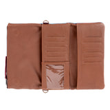 TRI-FOLD WALLET - CORTE - VINO TINTO - NO. 202307
