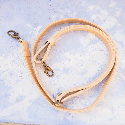 VIVI ADJUSTABLE BAG STRAP - LATTE