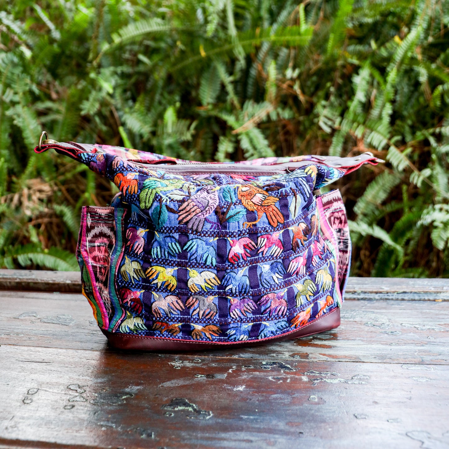 **SHIP WINDOW** BEATRIZ MCDB + DIAMANTE STRAP - OOAK HUIPIL - VINO TINTO - NO. 201560