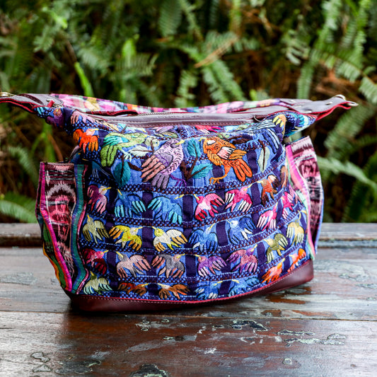 **SHIP WINDOW** BEATRIZ MCDB + DIAMANTE STRAP - OOAK HUIPIL - VINO TINTO - NO. 201560