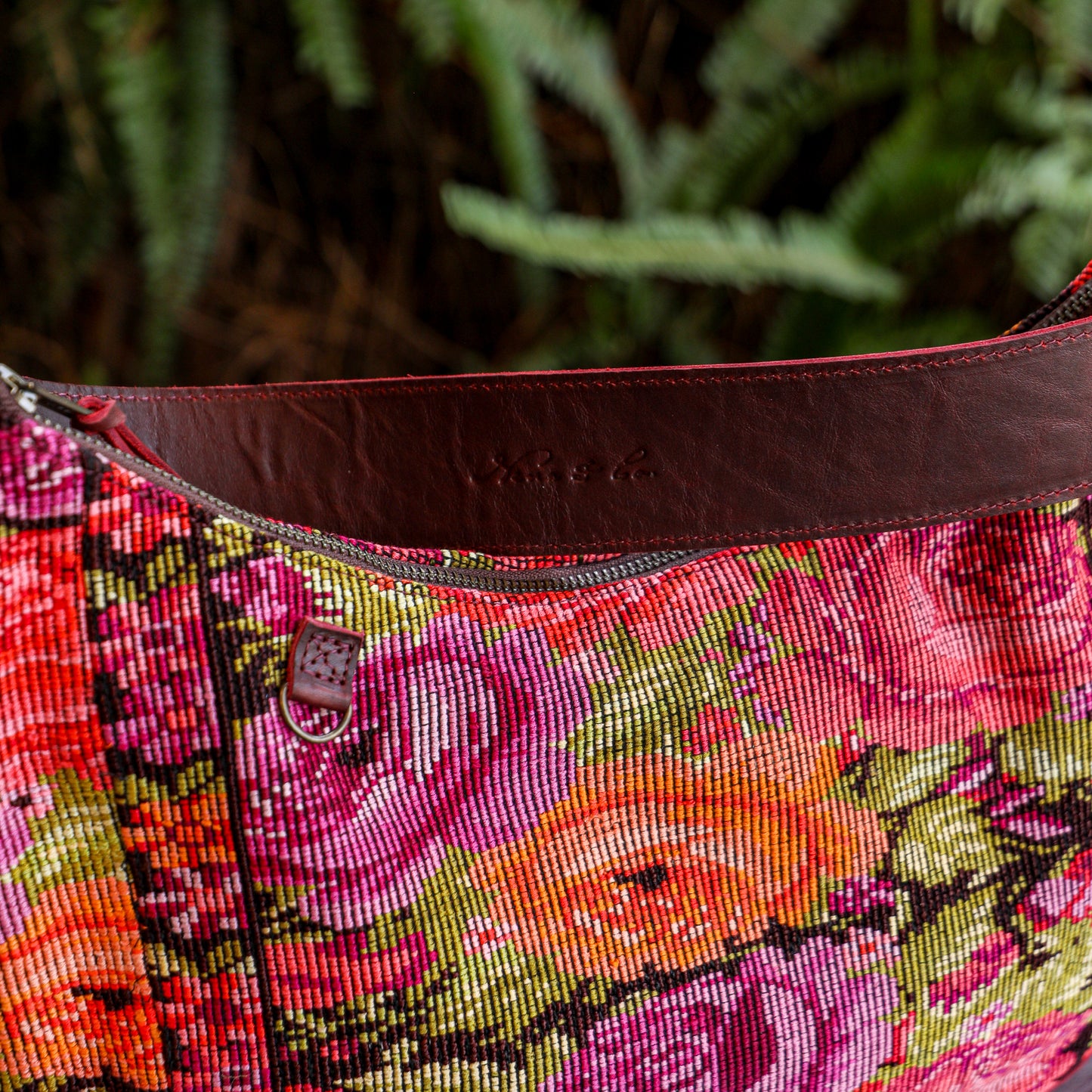 **SHIP WINDOW** PENELOPE BAG - OOAK HUIPIL - VINO TINTO - NO. 201528