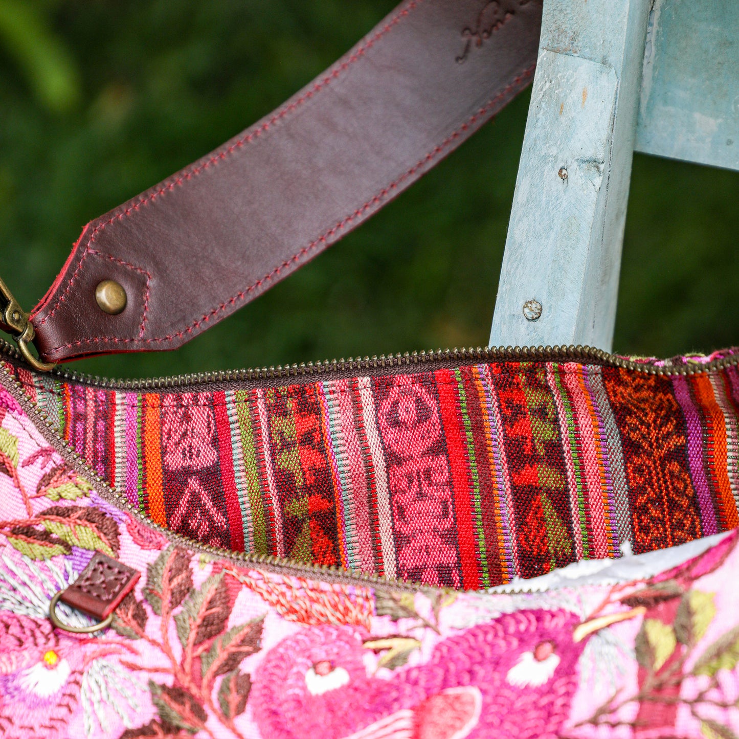 PENELOPE BAG - OOAK HUIPIL - VINO TINTO - NO. 201534