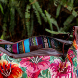 BEATRIZ CDB + DIAMANTE STRAP - OOAK HUIPIL - VINO TINTO - NO. 201567