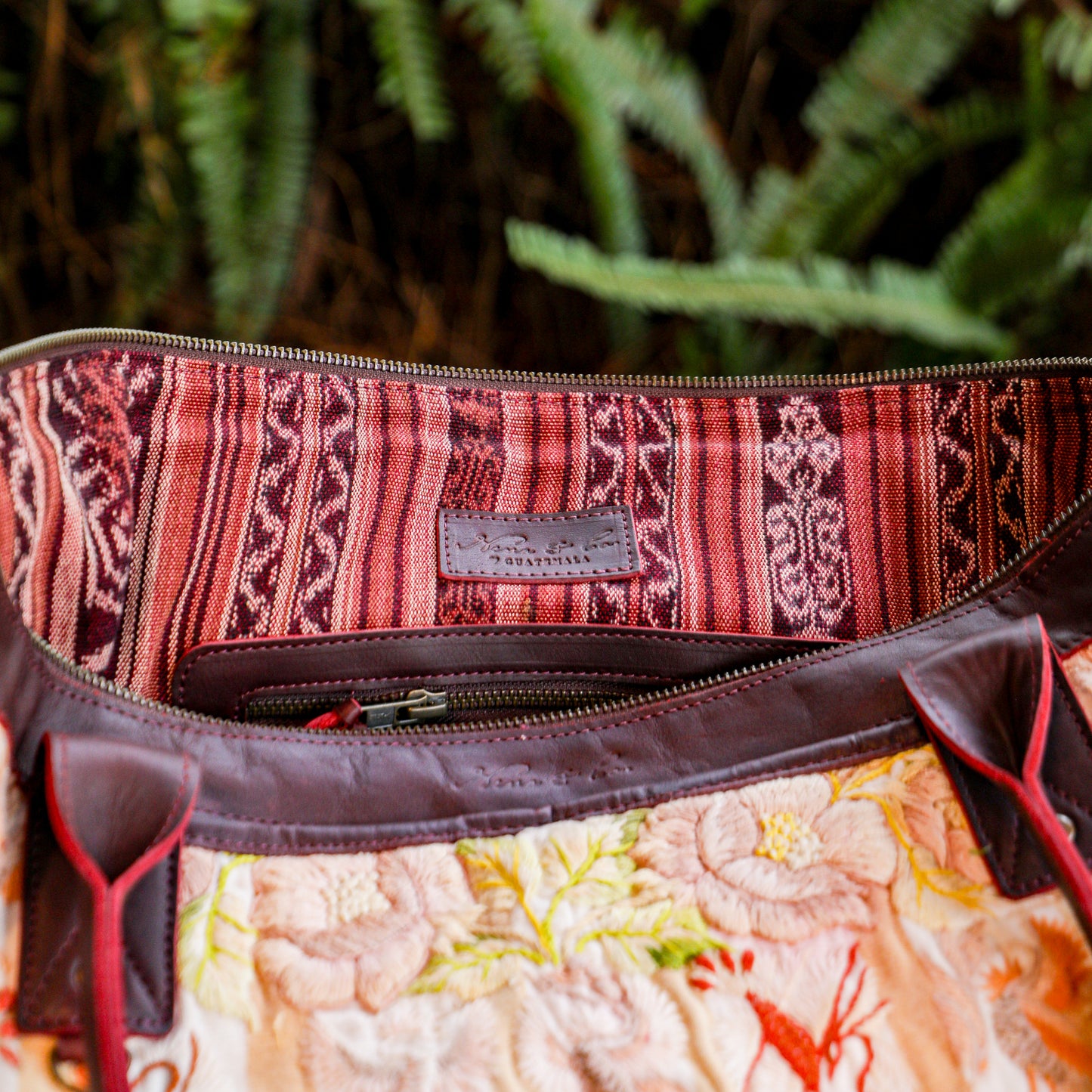 **SHIP WINDOW** PERFECT OVERNIGHTER - OOAK HUIPIL - VINO TINTO - NO. 201570