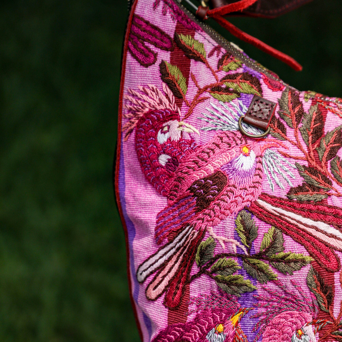 PENELOPE BAG - OOAK HUIPIL - VINO TINTO - NO. 201534