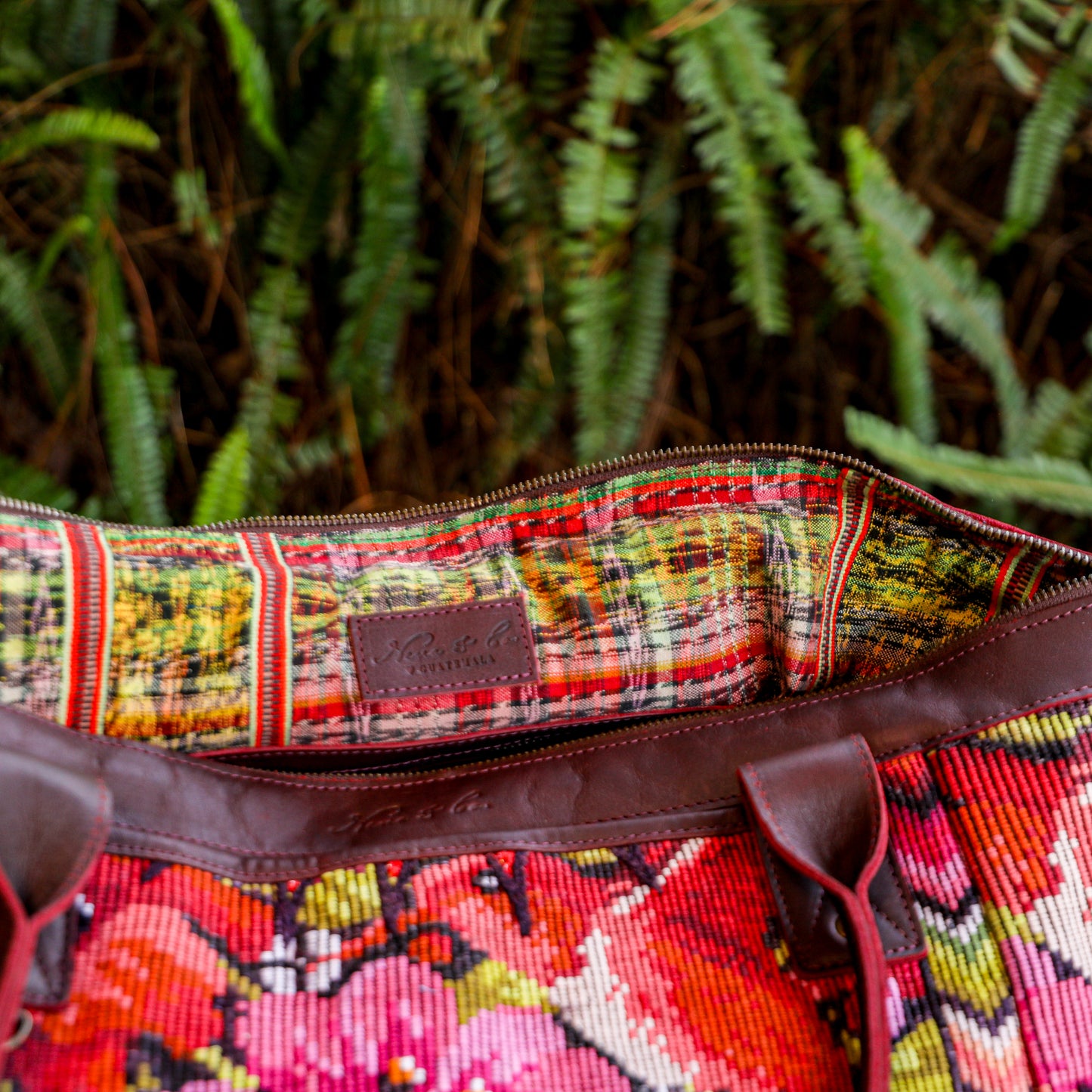 **SHIP WINDOW** PERFECT OVERNIGHTER - OOAK HUIPIL - VINO TINTO - NO. 201571