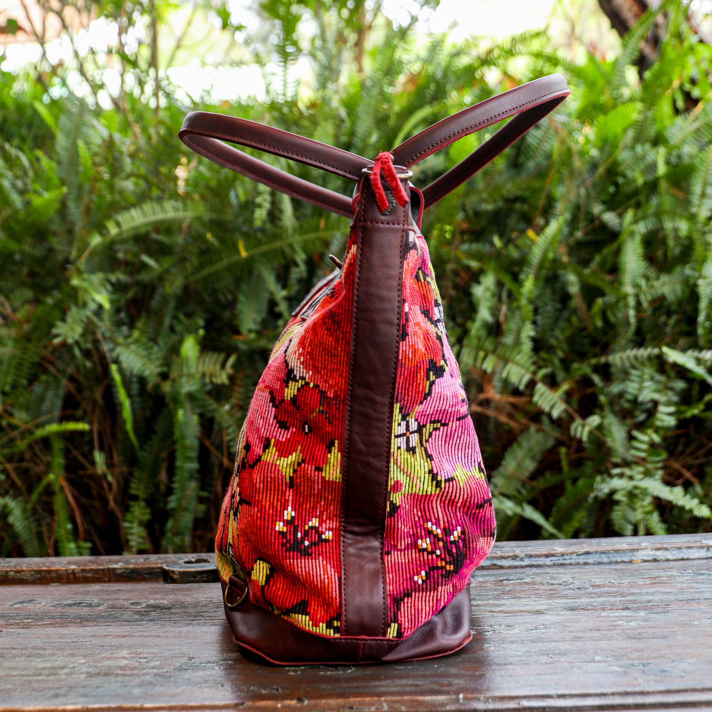 **SHIP WINDOW** PERFECT OVERNIGHTER - OOAK HUIPIL - VINO TINTO - NO. 201571