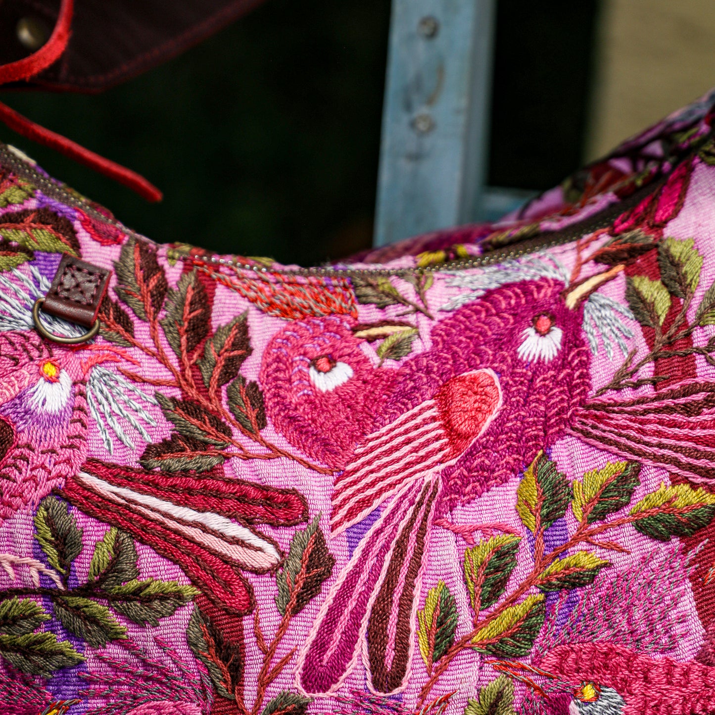 PENELOPE BAG - OOAK HUIPIL - VINO TINTO - NO. 201534