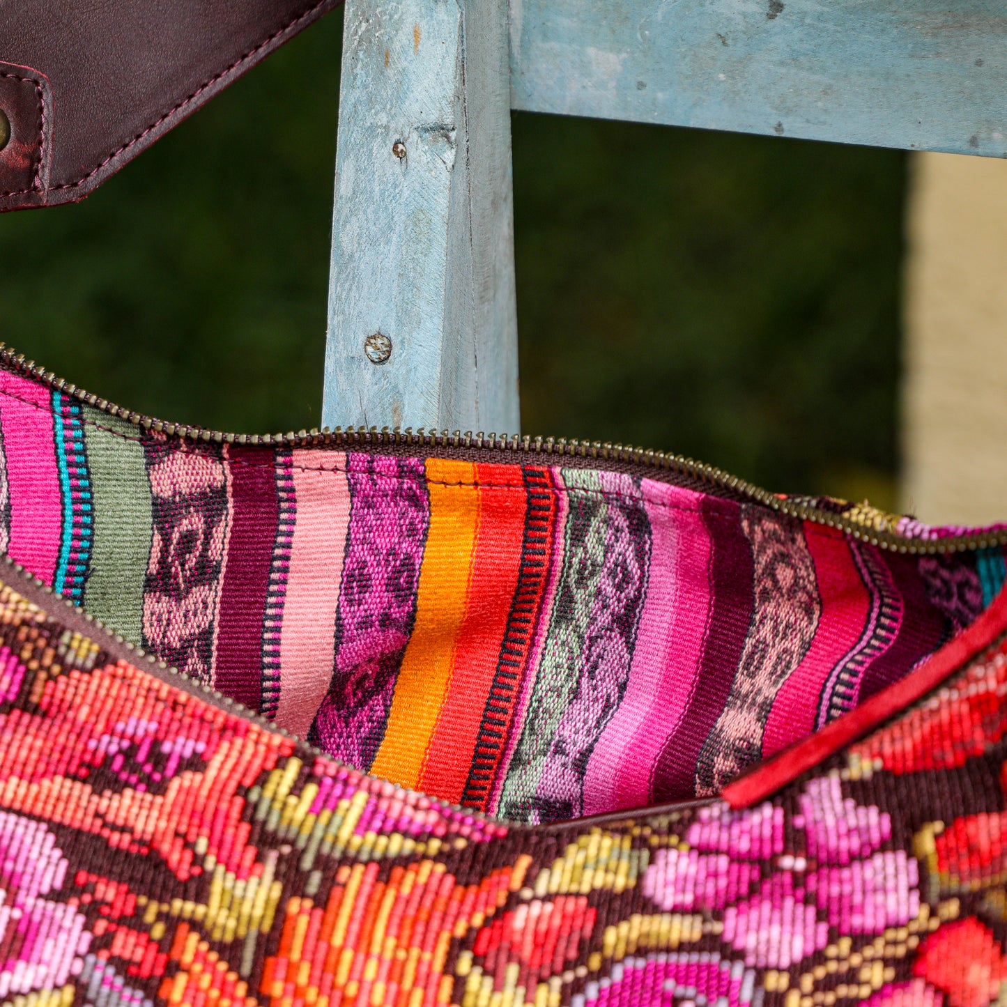 PENELOPE BAG - OOAK HUIPIL - VINO TINTO - NO. 201536