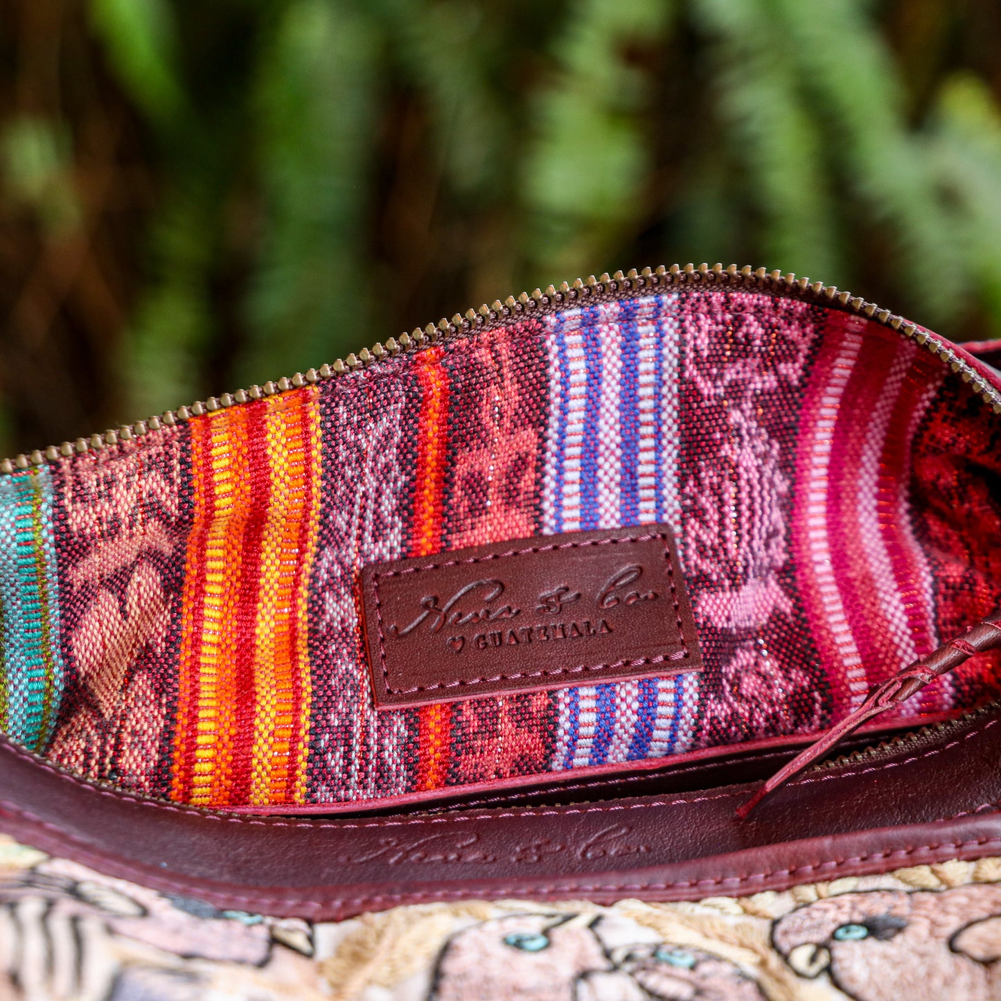 **SHIP WINDOW** BEATRIZ MCDB + DIAMANTE STRAP - OOAK HUIPIL - VINO TINTO - NO. 201561
