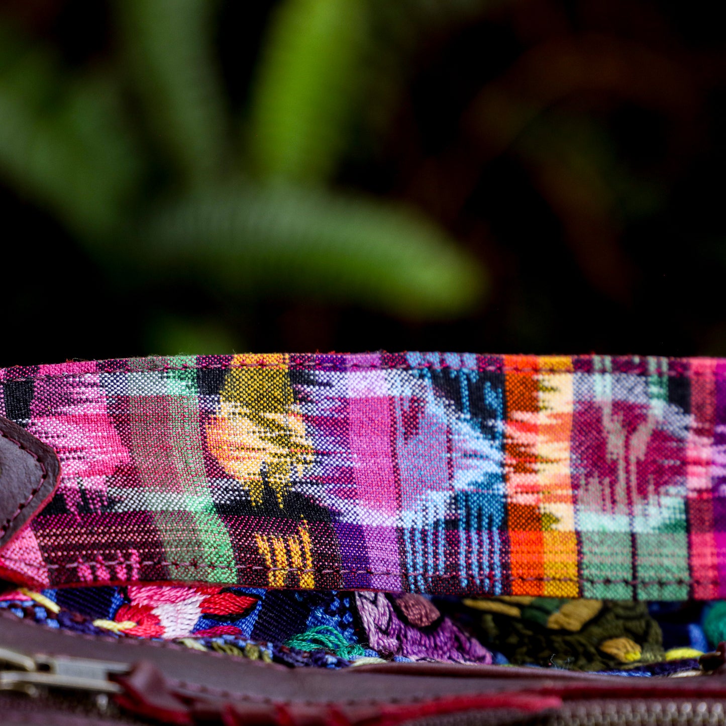 **SHIP WINDOW** BEATRIZ MCDB + DIAMANTE STRAP - OOAK HUIPIL - VINO TINTO - NO. 201560