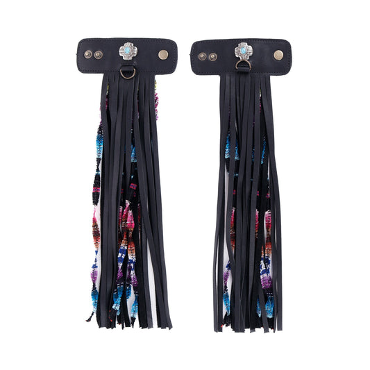 LAYERED TASSEL SET - VISTA - BLACK