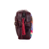 WANDER CROSSBODY SET - H&S BEADED PANEL - BAJA INSPIRED - VINO TINTO