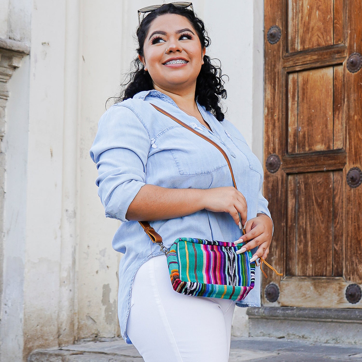 Plus size cross body bag sales