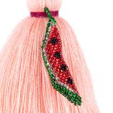 CLASSIC TASSEL - BEADED WATERMELON CHARM - NO. 242850