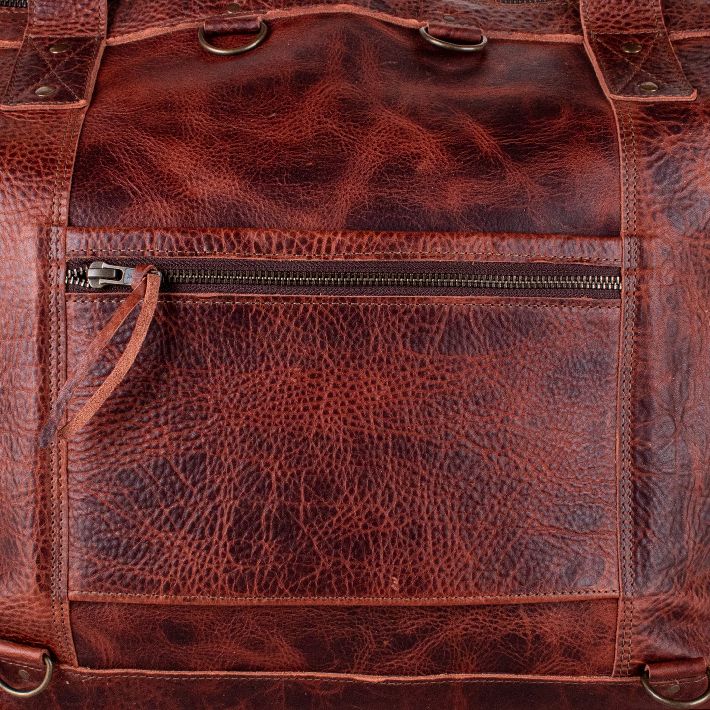 UPDATED PERFECT WEEKENDER - FULL LEATHER - COPPER