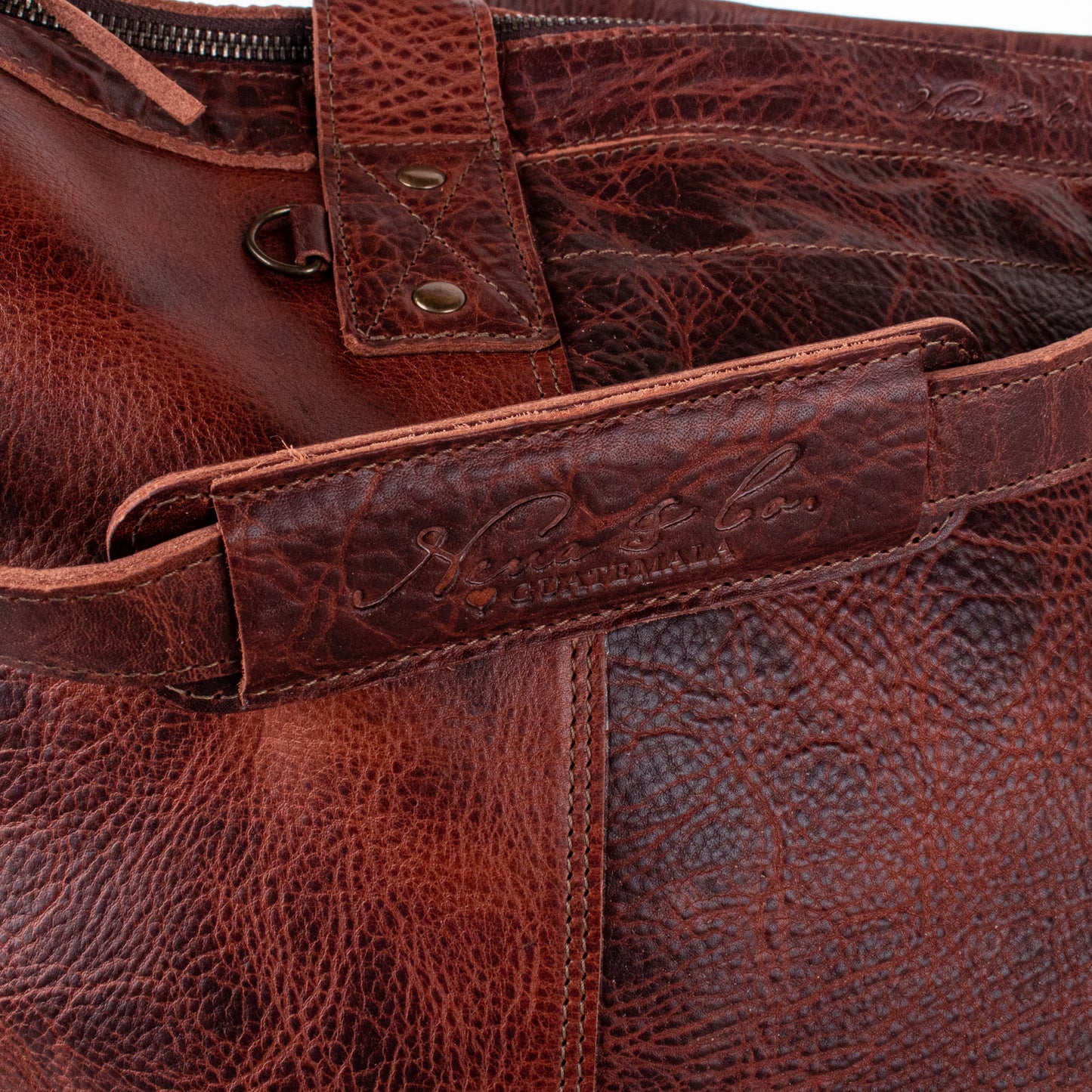UPDATED PERFECT WEEKENDER - FULL LEATHER - COPPER
