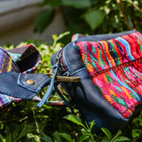 WANDER CROSSBODY SET - OOAK HUIPIL - NAVY - NO. 201436