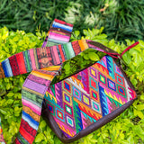 WANDER CROSSBODY SET - OOAK HUIPIL - VINO TINTO - NO. 201422