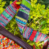 WANDER CROSSBODY SET - OOAK HUIPIL - VINO TINTO - NO. 201426