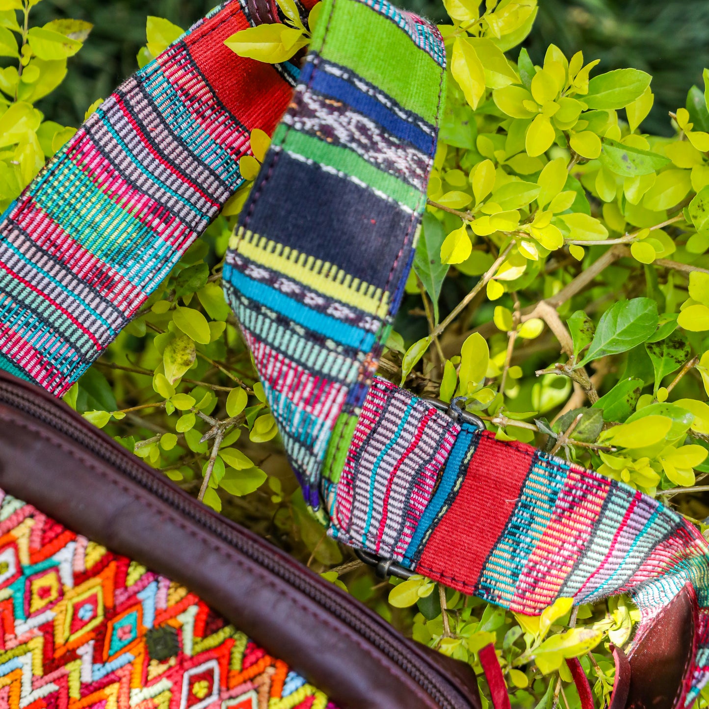 WANDER CROSSBODY SET - OOAK HUIPIL - VINO TINTO - NO. 201426