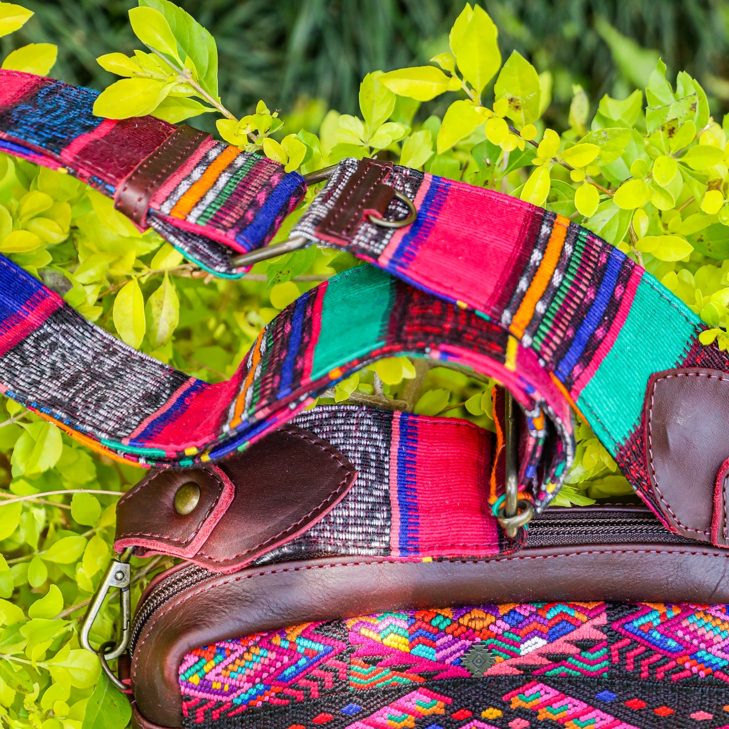 WANDER CROSSBODY SET - OOAK HUIPIL - VINO TINTO - NO. 201424