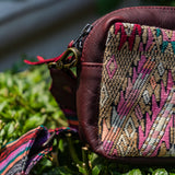 WANDER CROSSBODY SET - OOAK HUIPIL - VINO TINTO - NO. 201421