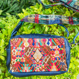 WANDER CROSSBODY SET - OOAK HUIPIL - NAVY - NO. 201435