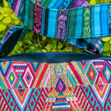 WANDER CROSSBODY SET - OOAK HUIPIL - NAVY - NO. 201439