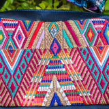 WANDER CROSSBODY SET - OOAK HUIPIL - NAVY - NO. 201439