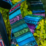 WANDER CROSSBODY SET - OOAK HUIPIL - NAVY - NO. 201439