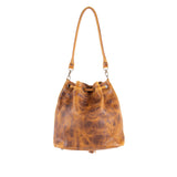 SIGNATURE EDITION DRAWSTRING BUCKET BAG - FULL LEATHER - WRANGLER