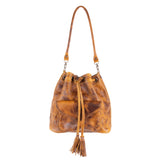 SIGNATURE EDITION DRAWSTRING BUCKET BAG - FULL LEATHER - WRANGLER