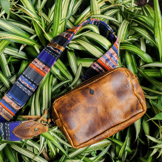 **SHIP WINDOW** WANDER CROSSBODY BAG + STRAP SET - FULL LEATHER - WRANGLER