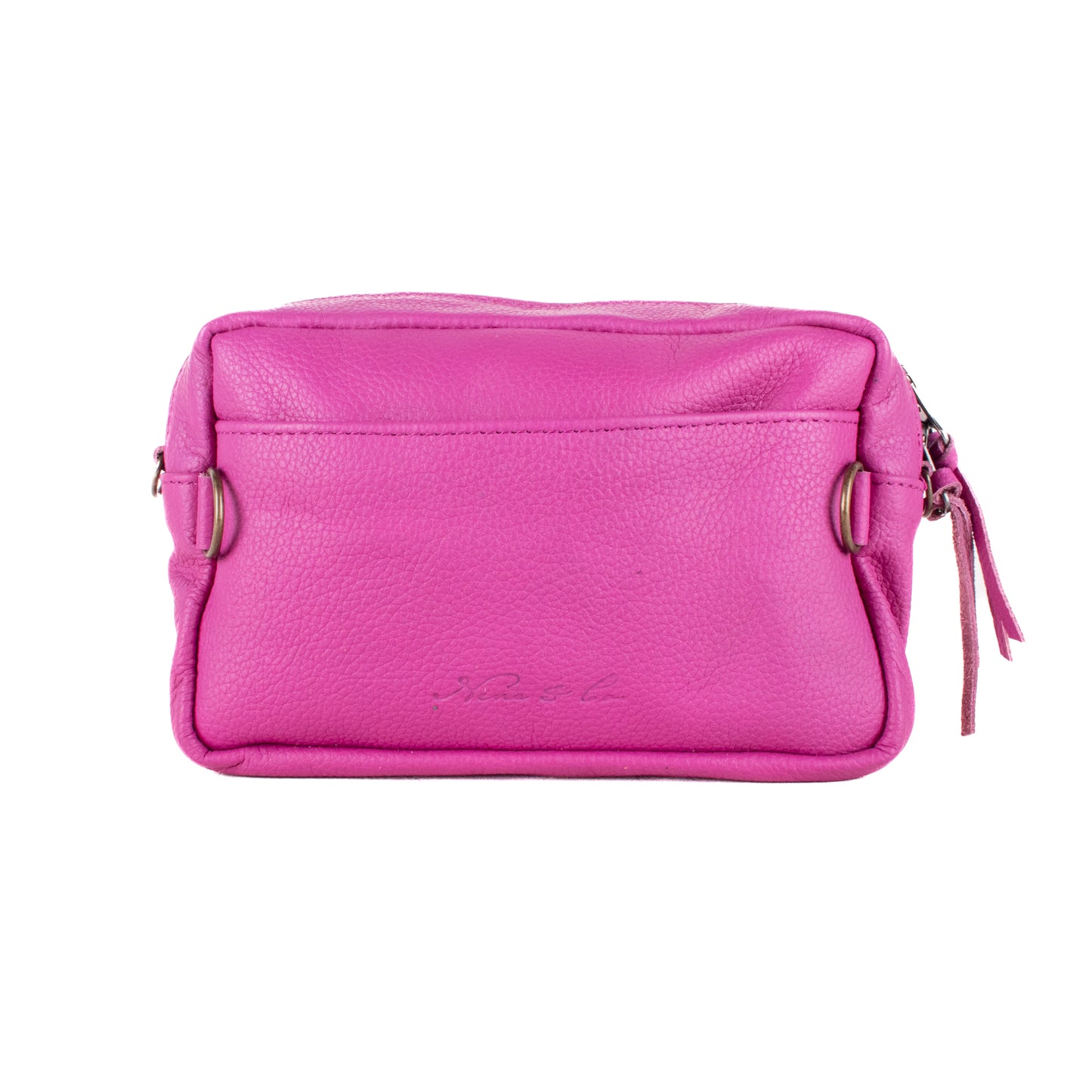 WANDER CROSSBODY BAG + STRAP SET - FULL LEATHER - BABY RHINO