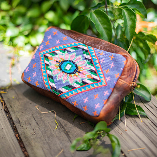 WANDER CROSSBODY SET - H&S PANEL - HONEY - NO. 17358