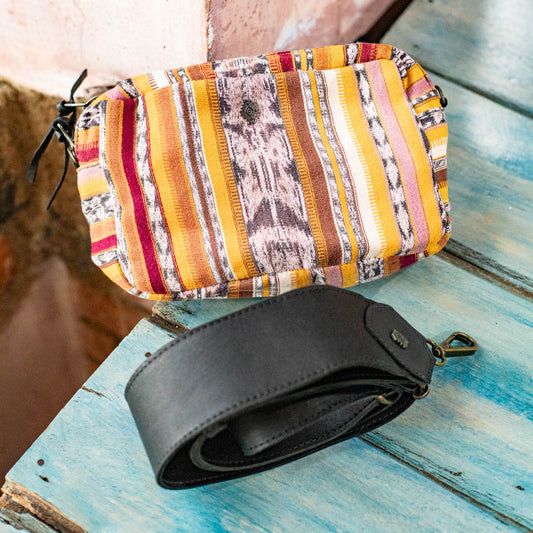 WANDER CROSSBODY BAG + STRAP SET - CORTE - BLACK - NO. 16768