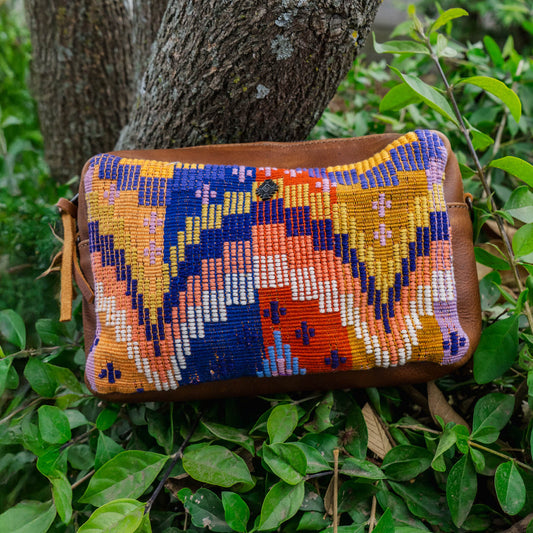 WANDER CROSSBODY BAG - H&S MOONS - CAFE - NO. 15452