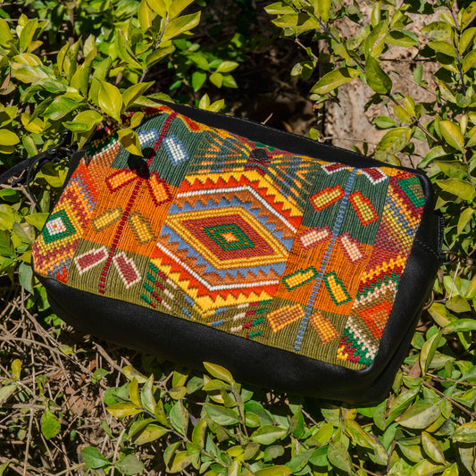 WANDER BAG - LARGE -  H&S WHEAT - BLACK - NO. 15462