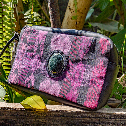 WANDER CROSSBODY BAG + STRAP SET - CORTE WITH JADE - BLACK - NO. 15545