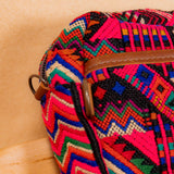 WANDER CROSSBODY BAG + STRAP SET - OOAK HUIPIL & CORTE - CAFE - NO. 16143