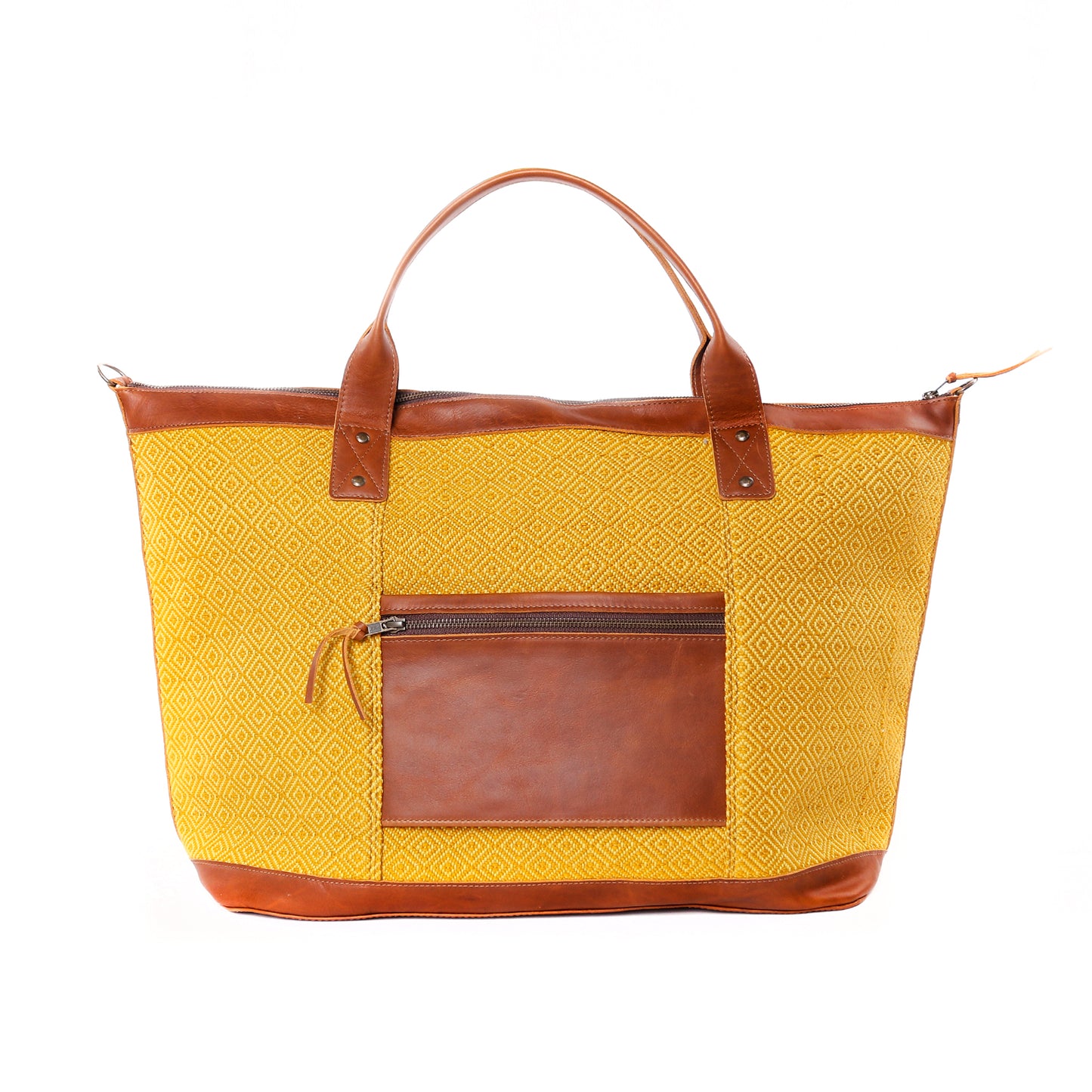 THE PERFECT WEEKENDER - MUSTARD SUNSET - CAFE LEATHER